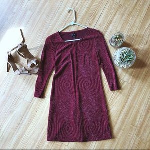 Trixxi Sparkling Red Dress